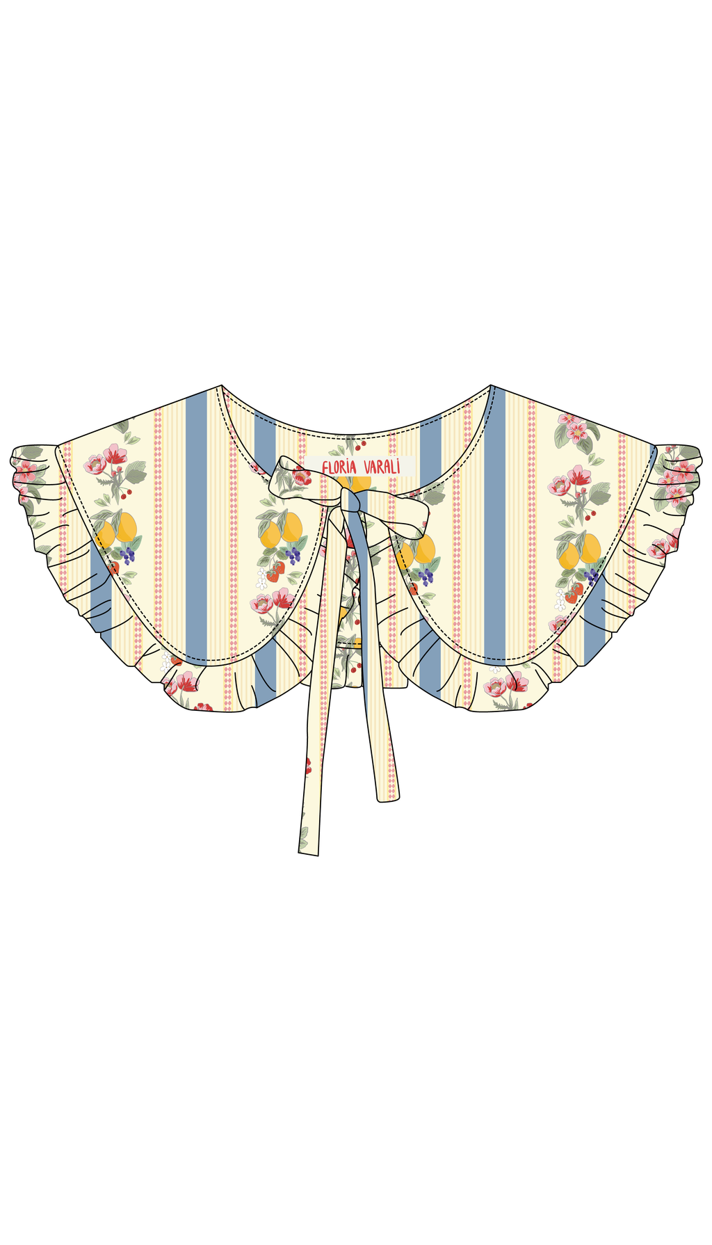 Cuello ''Peter Pan'' Ambar