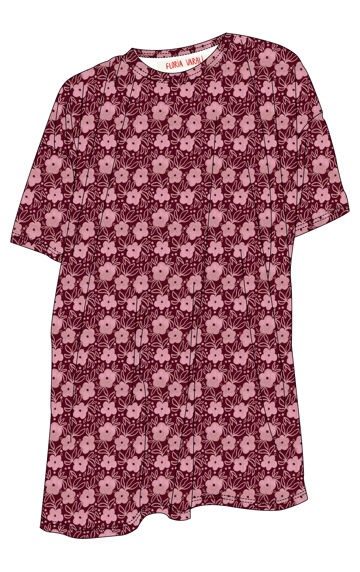 Maxi polera Cerezo