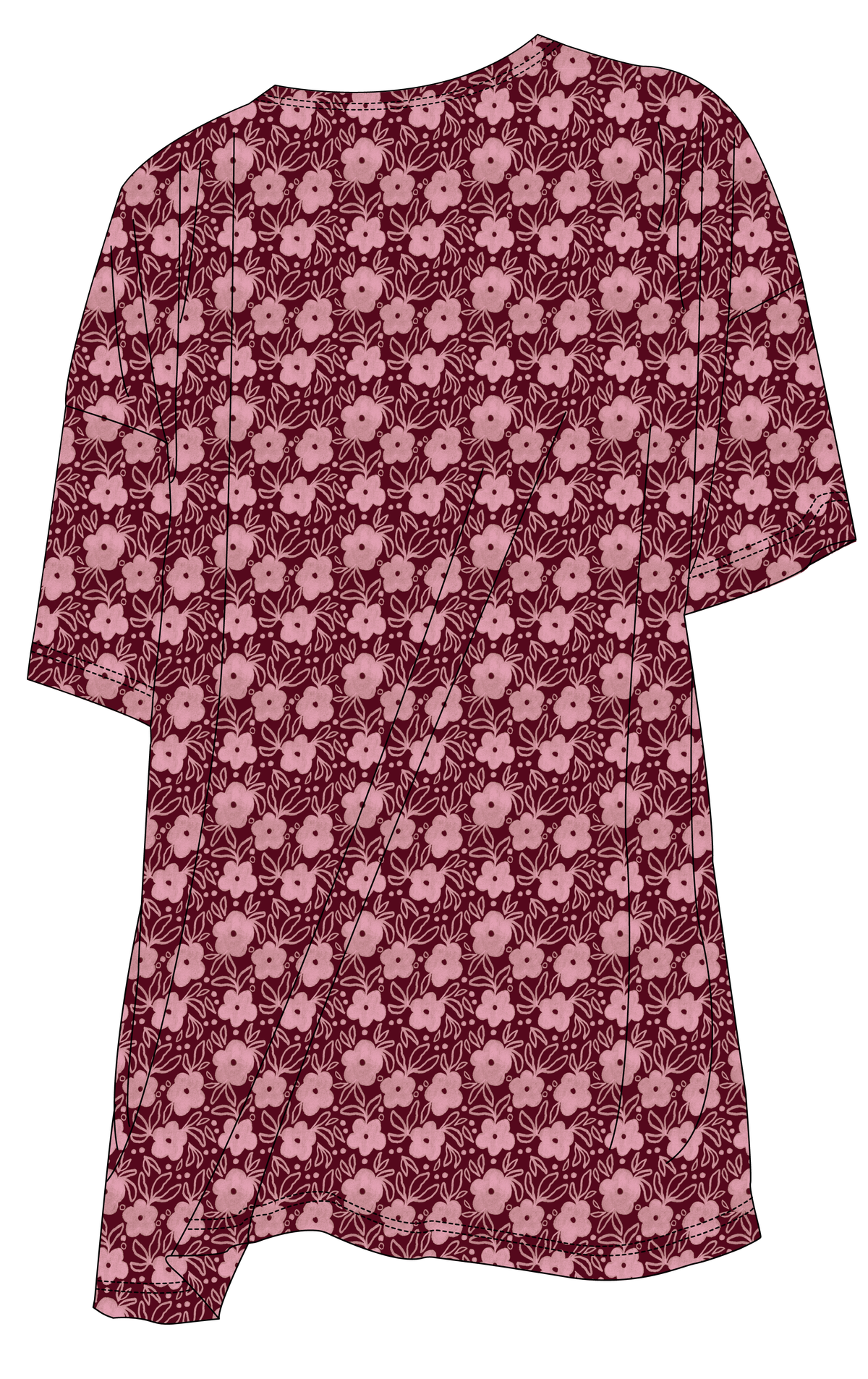 Maxi polera Cerezo