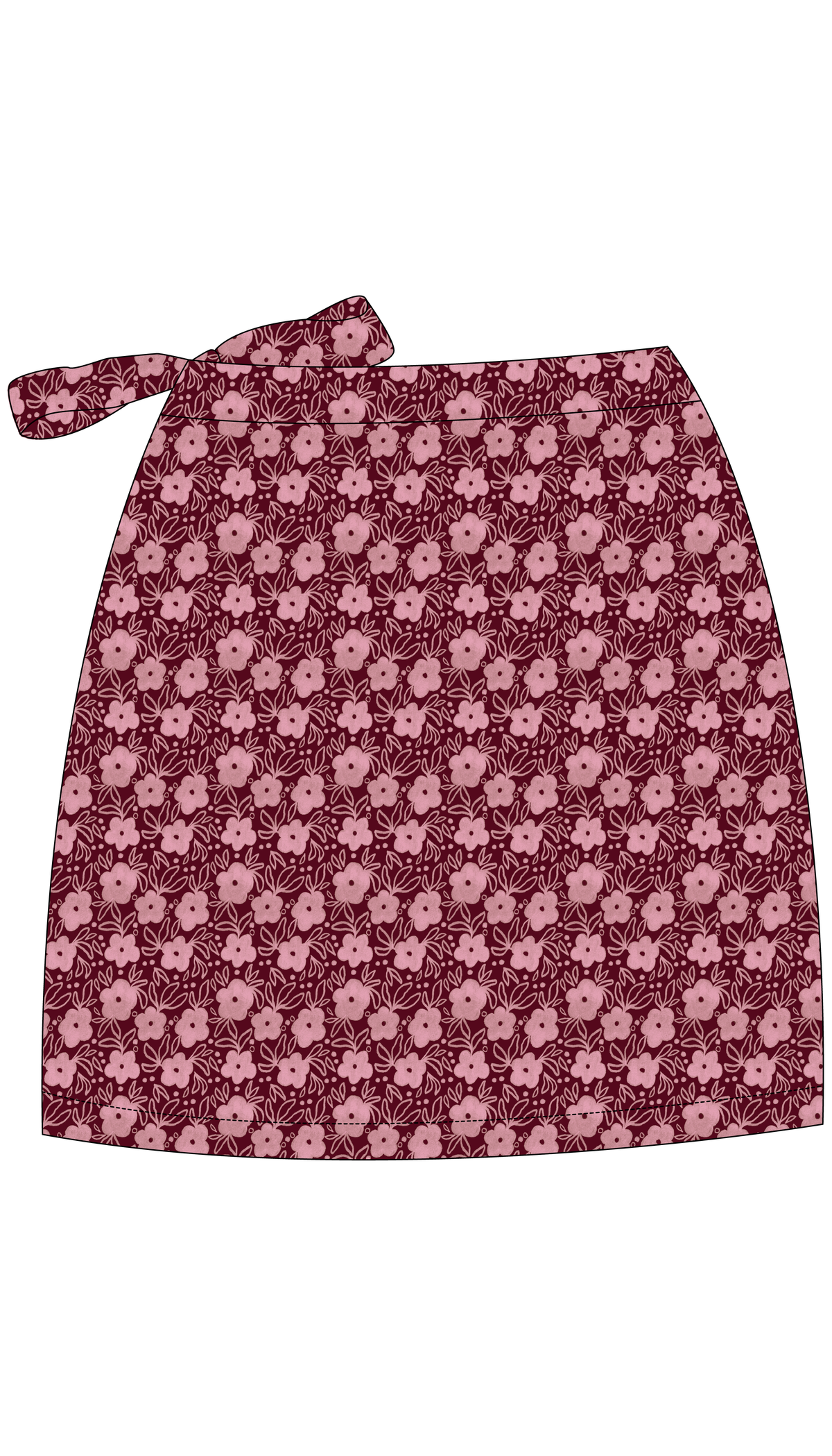 Falda pareo Cerezo