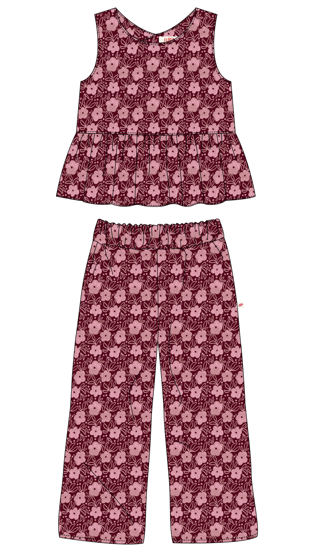 Conjunto kids Cerezo