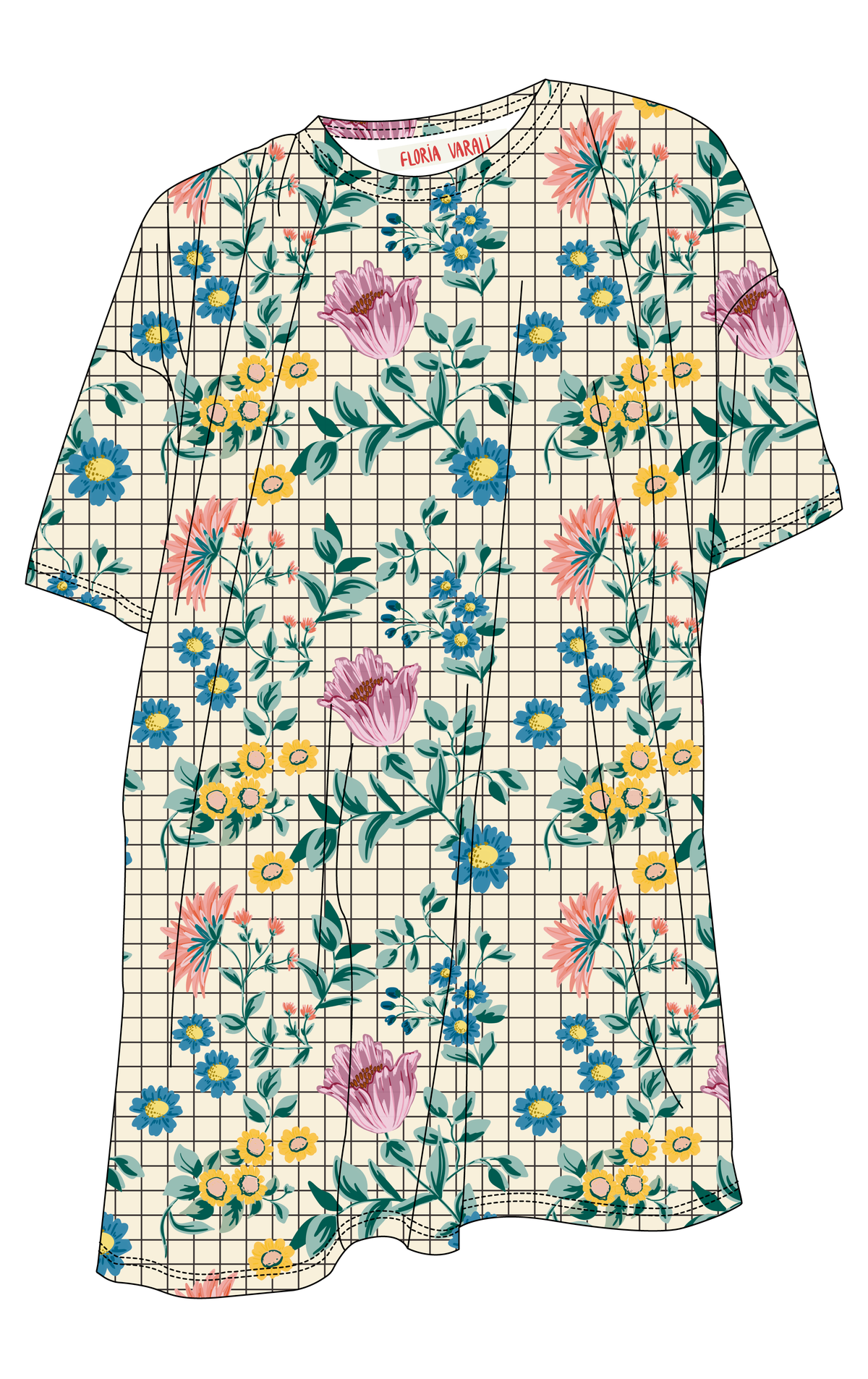 Maxi polera Hiedra