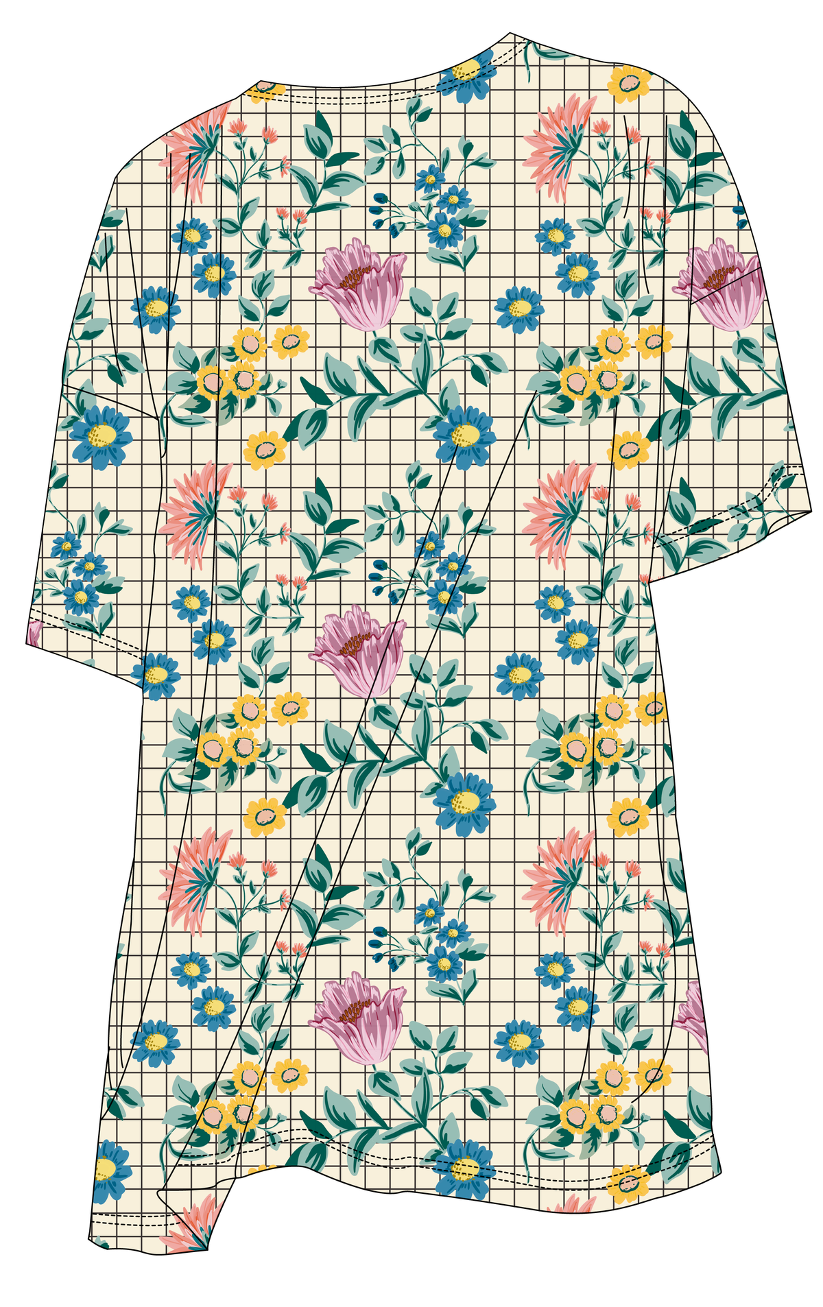 Maxi polera Hiedra