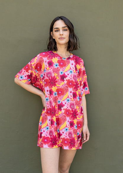 Maxi polera Gerbera