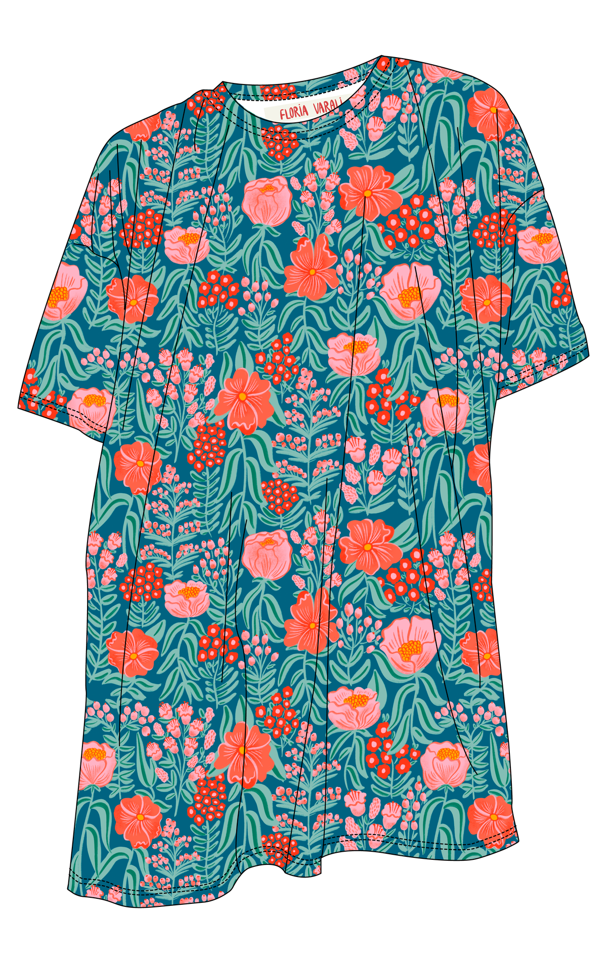 Maxi polera Iris