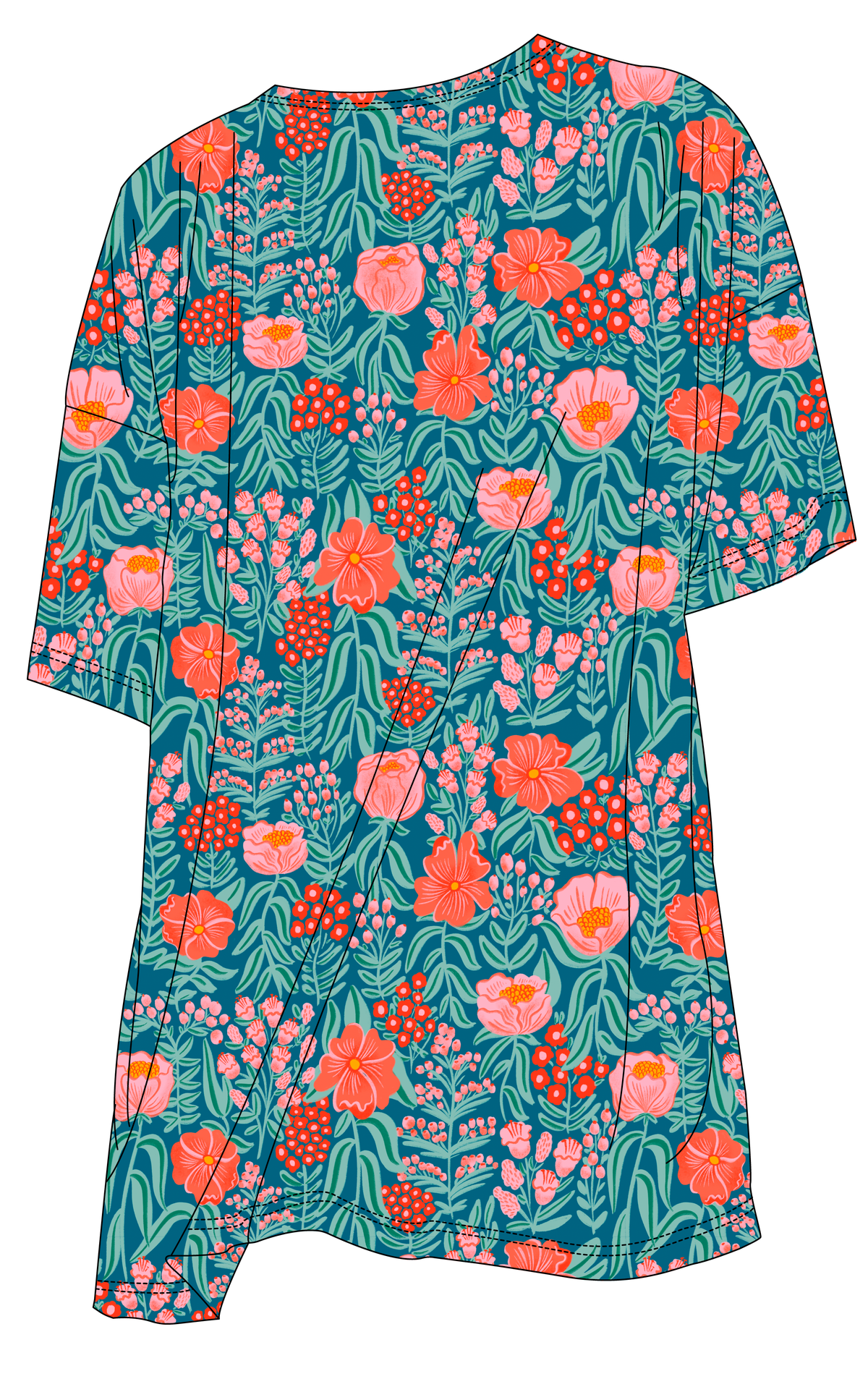Maxi polera Iris
