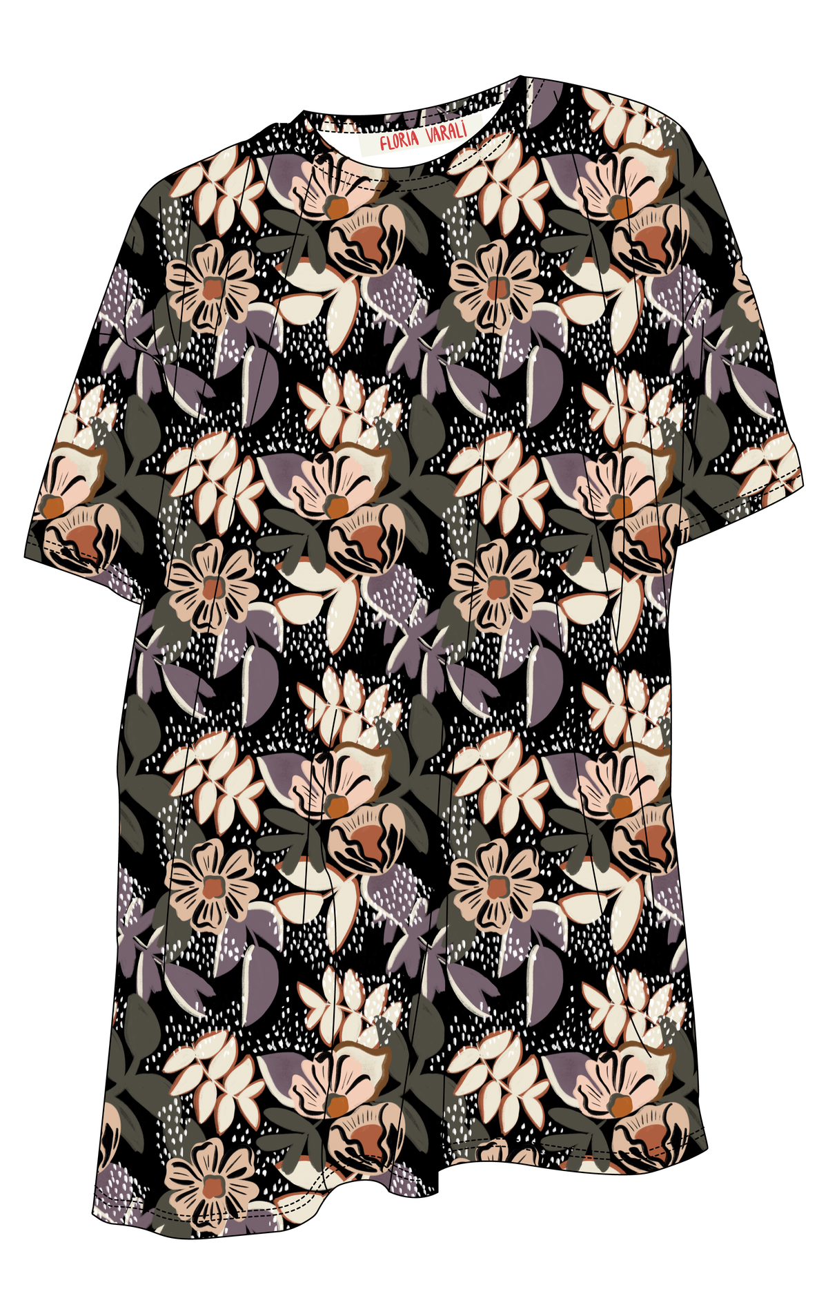 Maxi polera Noelia