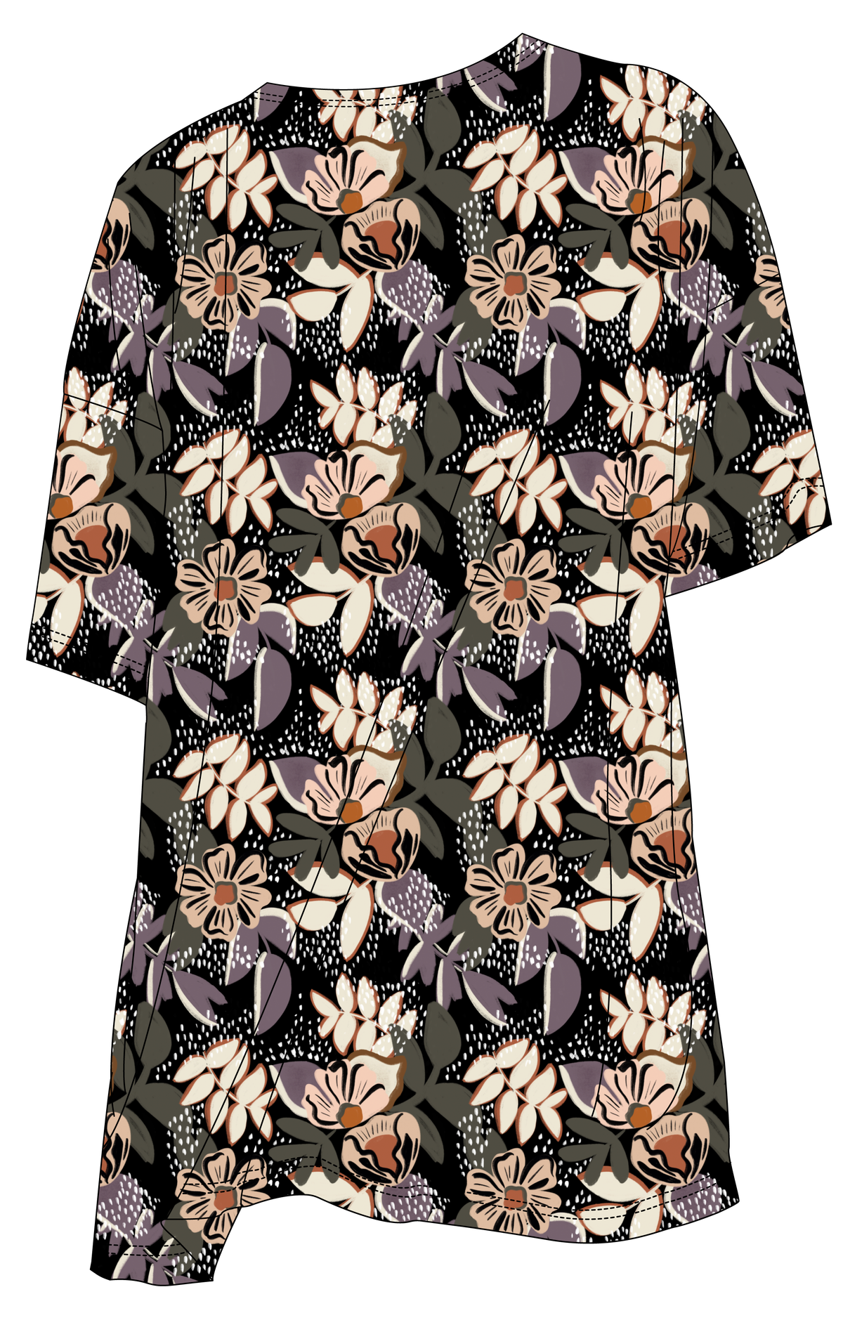 Maxi polera Noelia