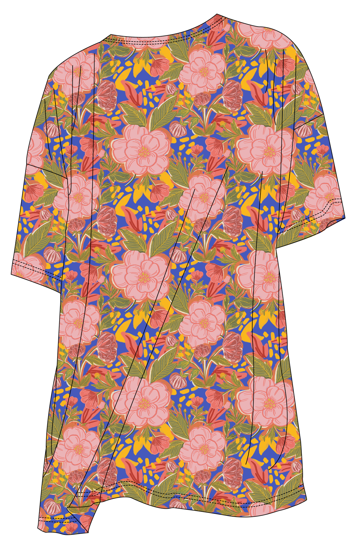 Maxi polera Petunia